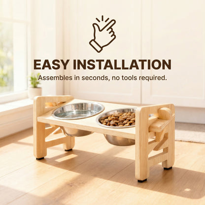 Adjustable Elevated Cat Bowl